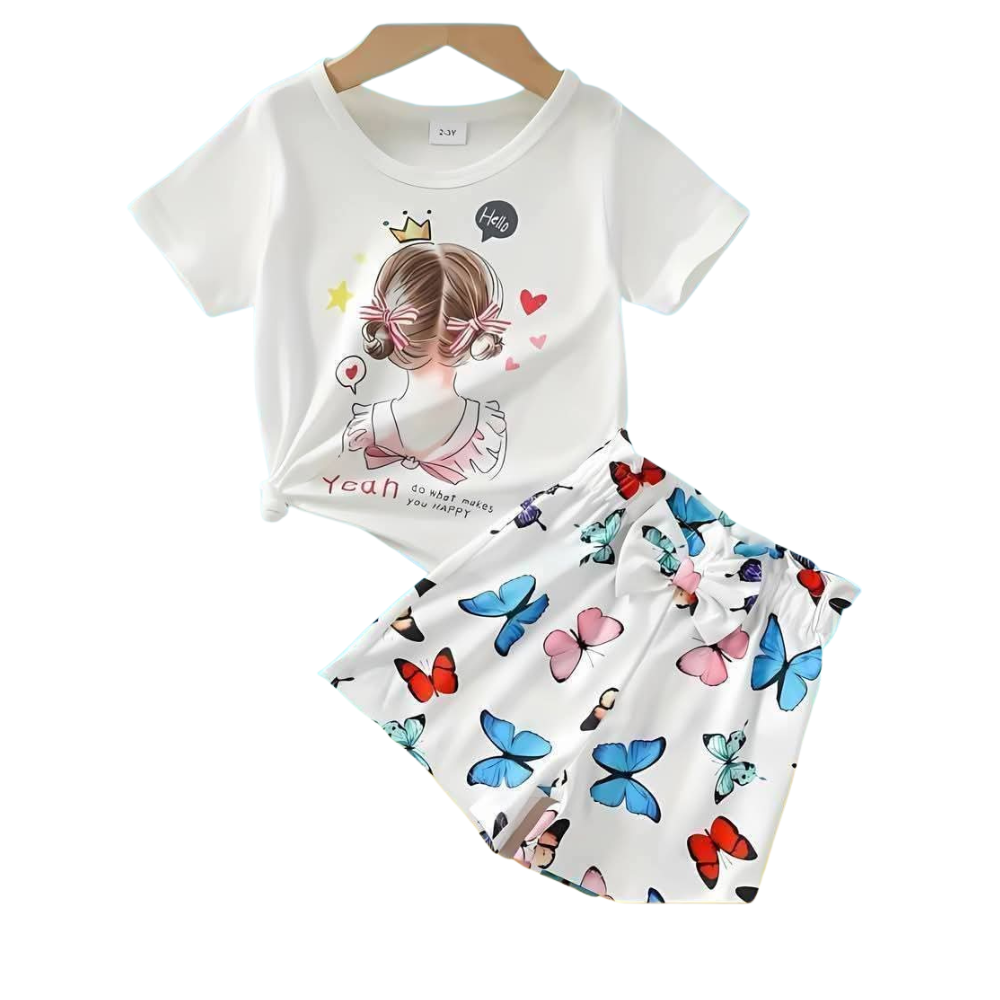 Premium T-Shirt Set Fit For Summer