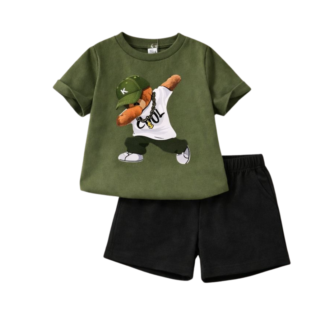 Premium T-Shirt Set Fit For Summer