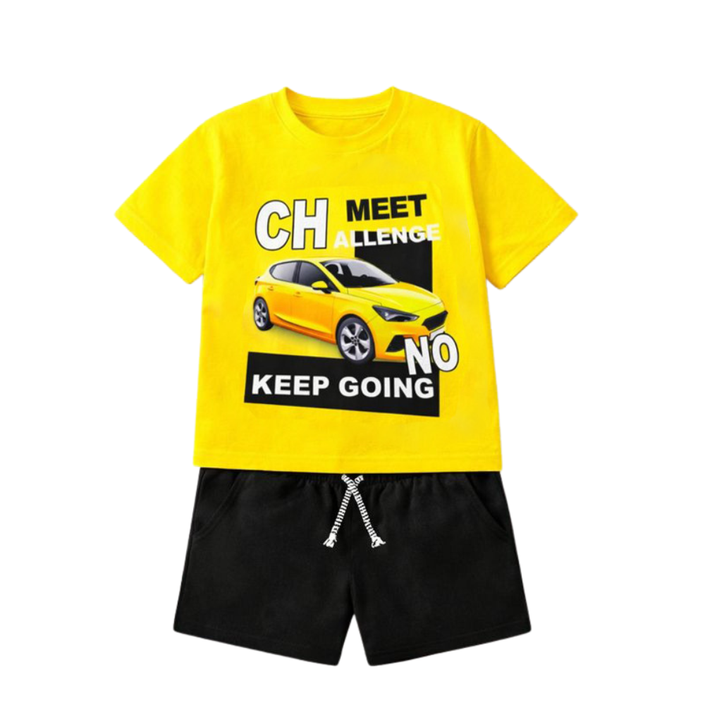 Premium T-Shirt Set Fit For Summer