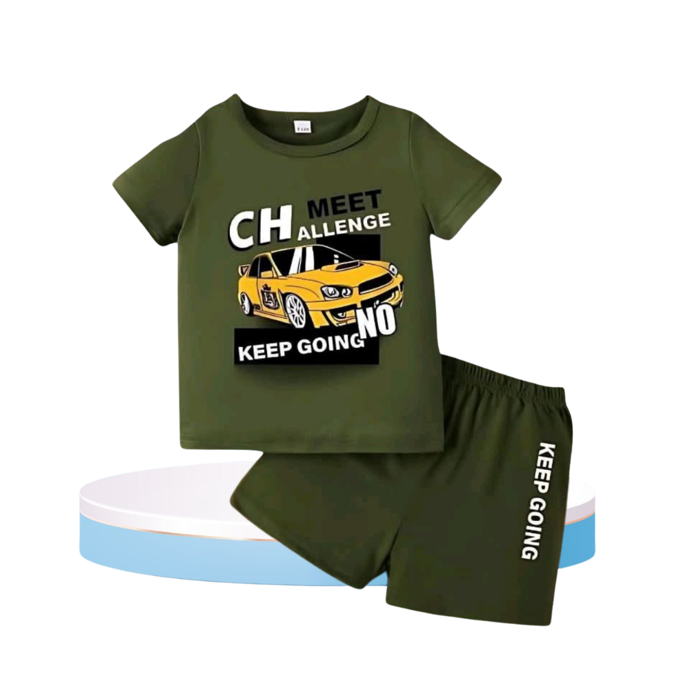Premium T-Shirt Set Fit For Summer