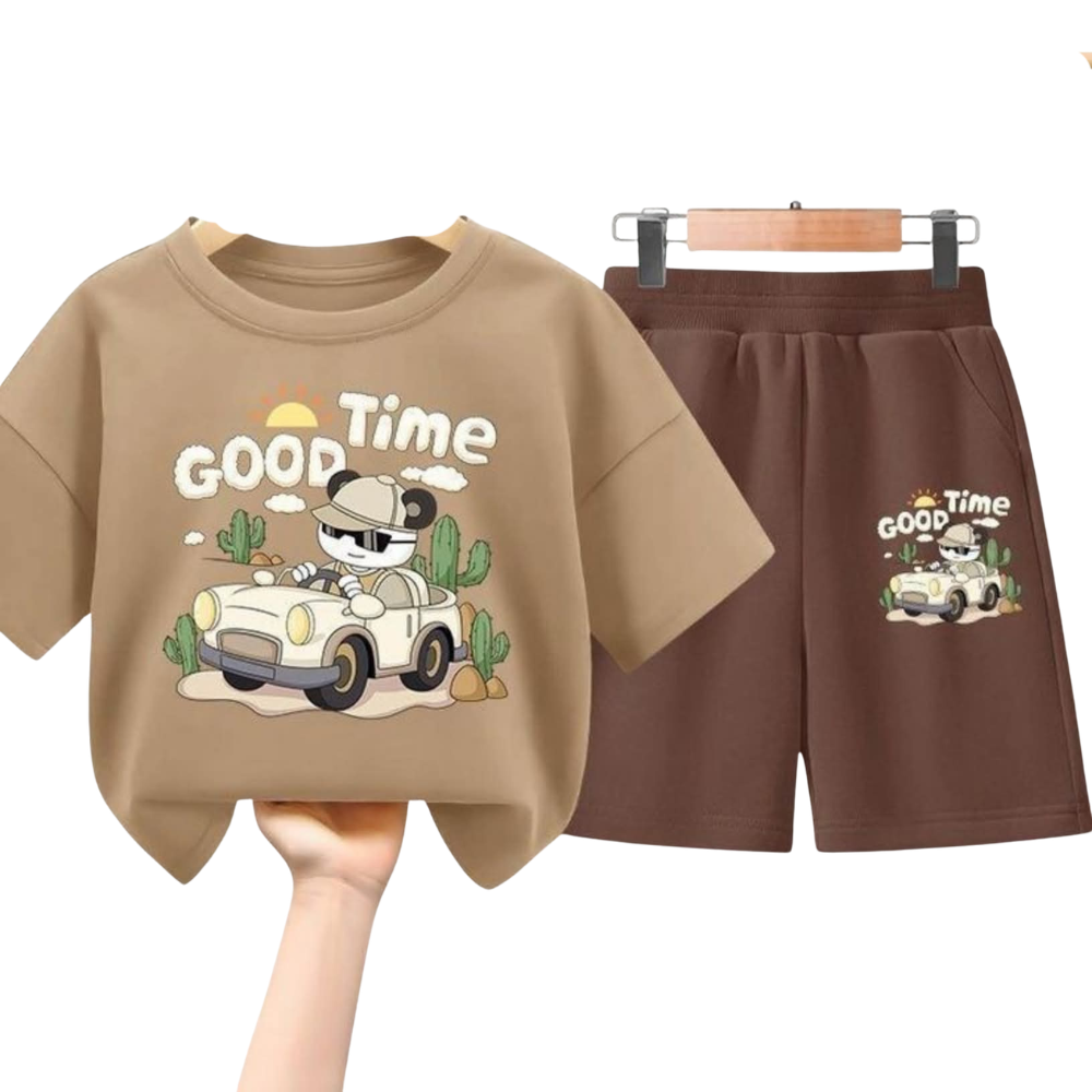 Premium T-Shirt Set Fit For Summer