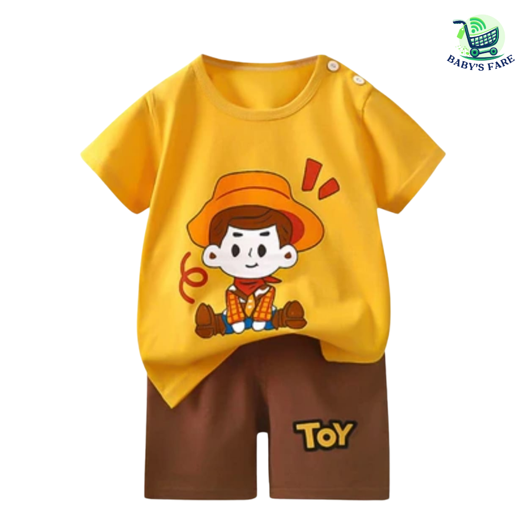 Premium T-Shirt Set Fit For Summer