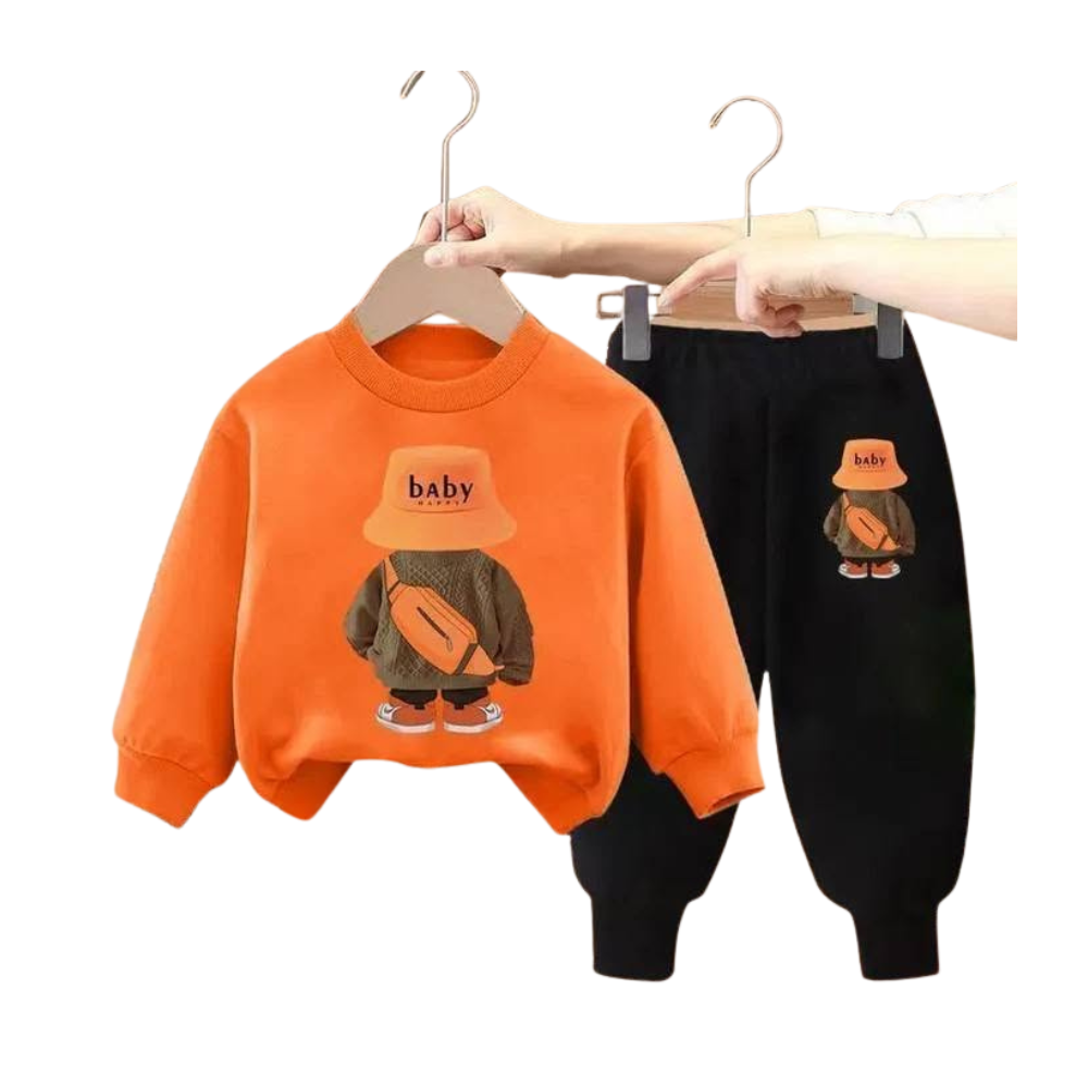 Winter Premium Full Sleeve T shirt and Long pant Set (6M-8 Years)