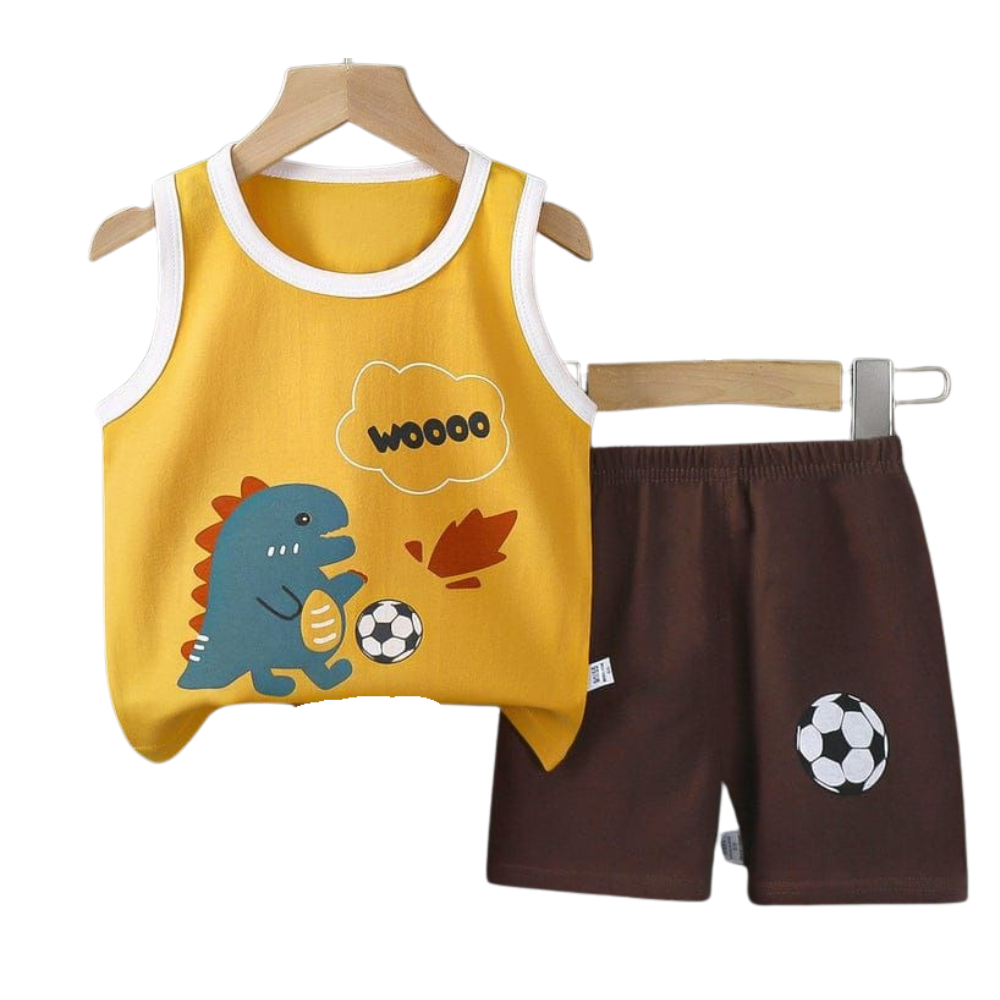 Premium T-Shirt Set Fit For Summer