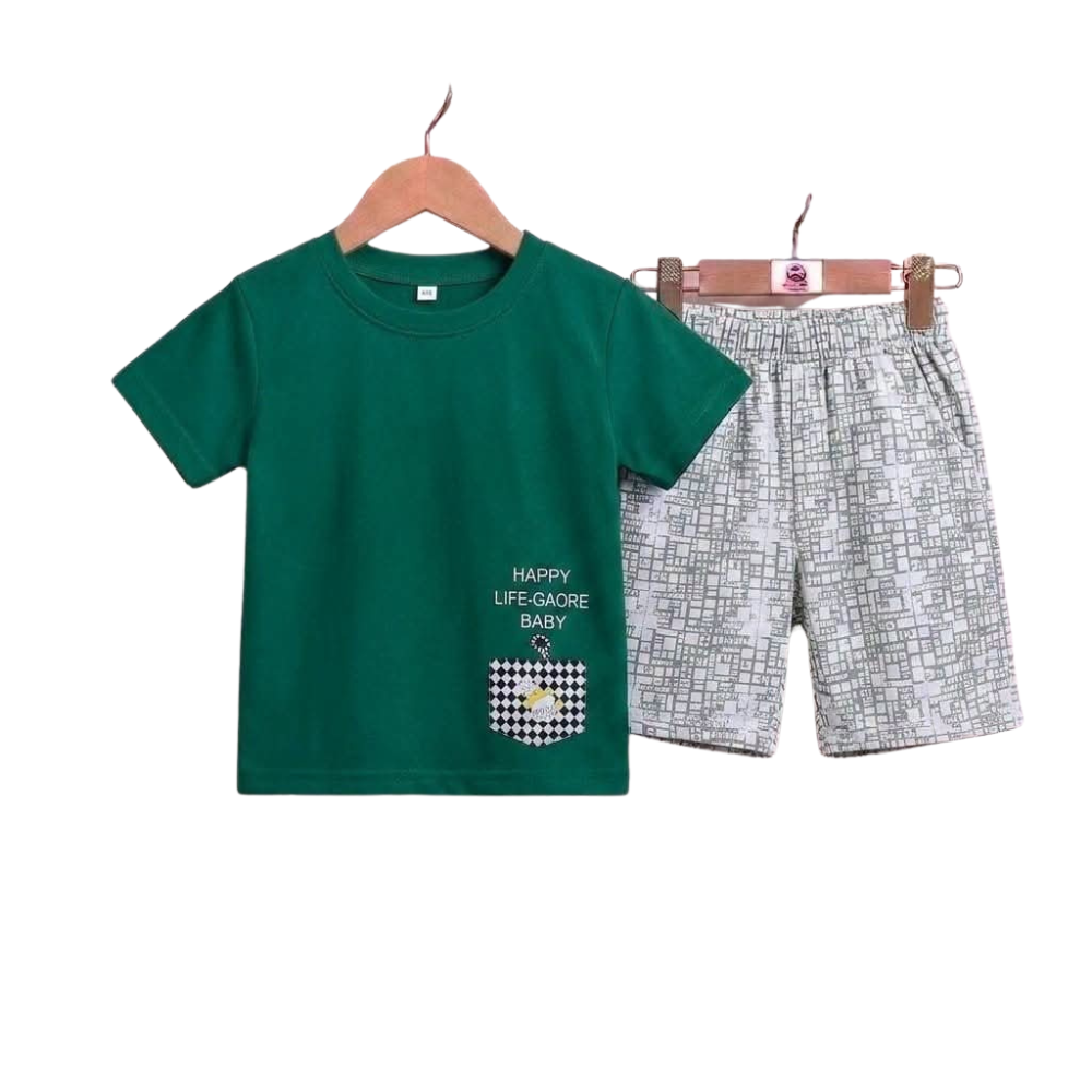 Premium T-Shirt Set Fit For Summer
