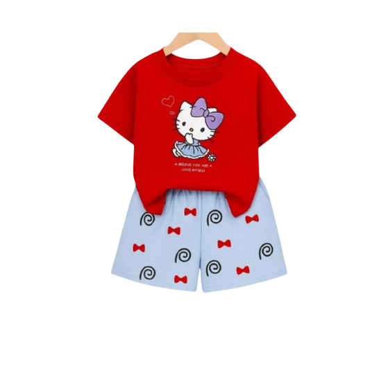 Premium T-Shirt Set Fit For Summer