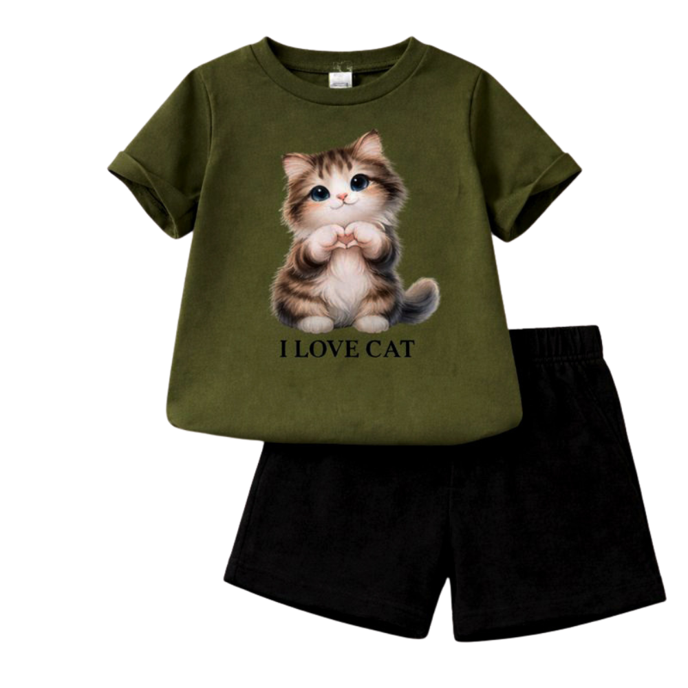 Premium T-Shirt Set Fit For Summer