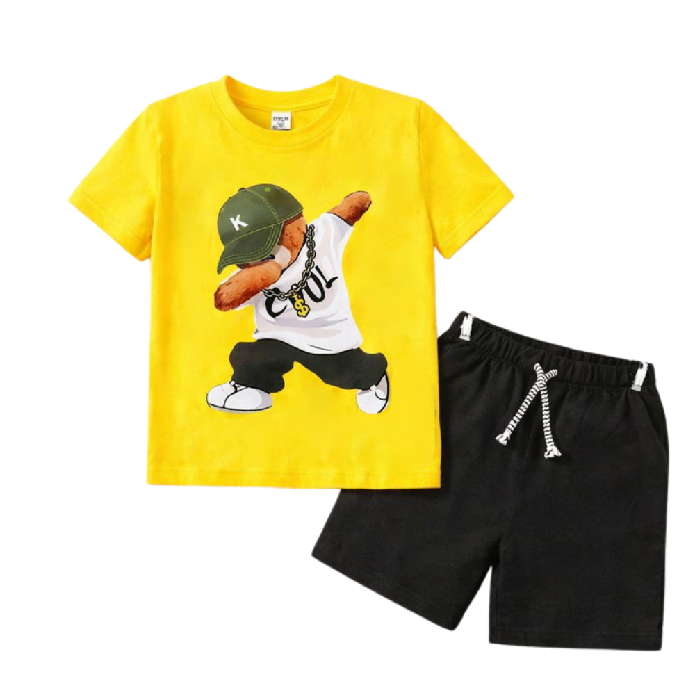 Premium T-Shirt Set Fit For Summer