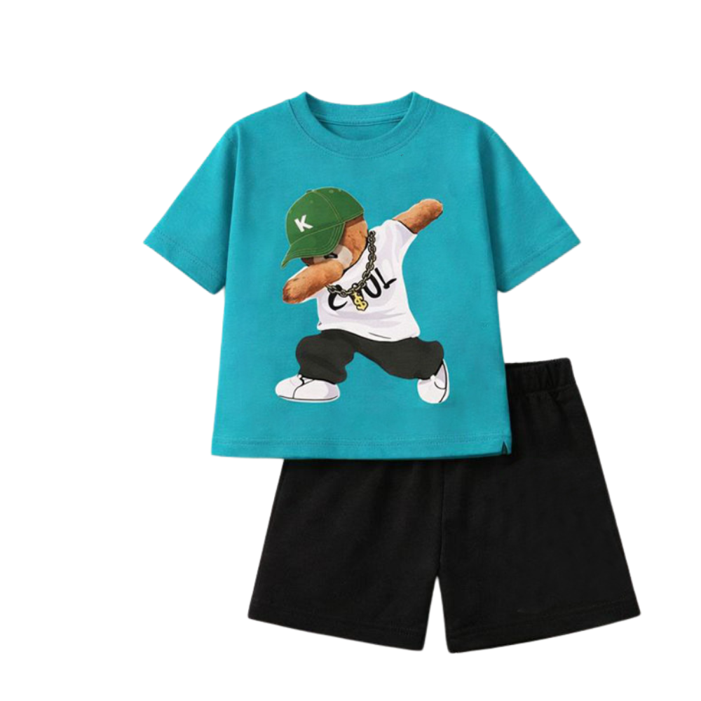 Premium T-Shirt Set Fit For Summer