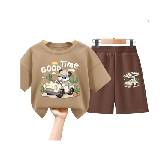 Premium T-Shirt Set Fit For Summer