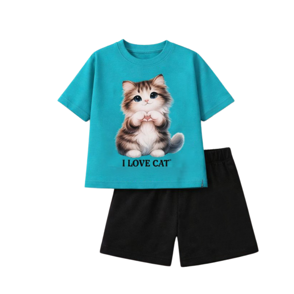 Premium T-Shirt Set Fit For Summer