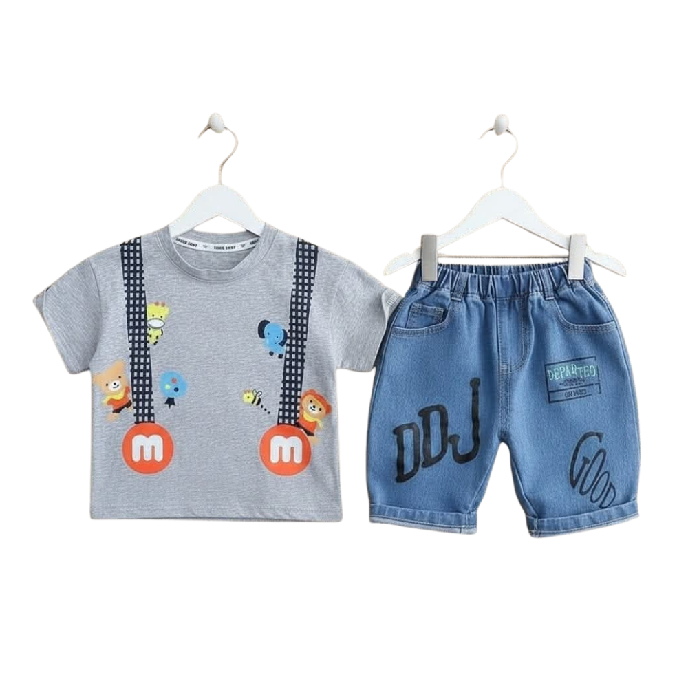 Premium T-Shirt Set Fit For Summer