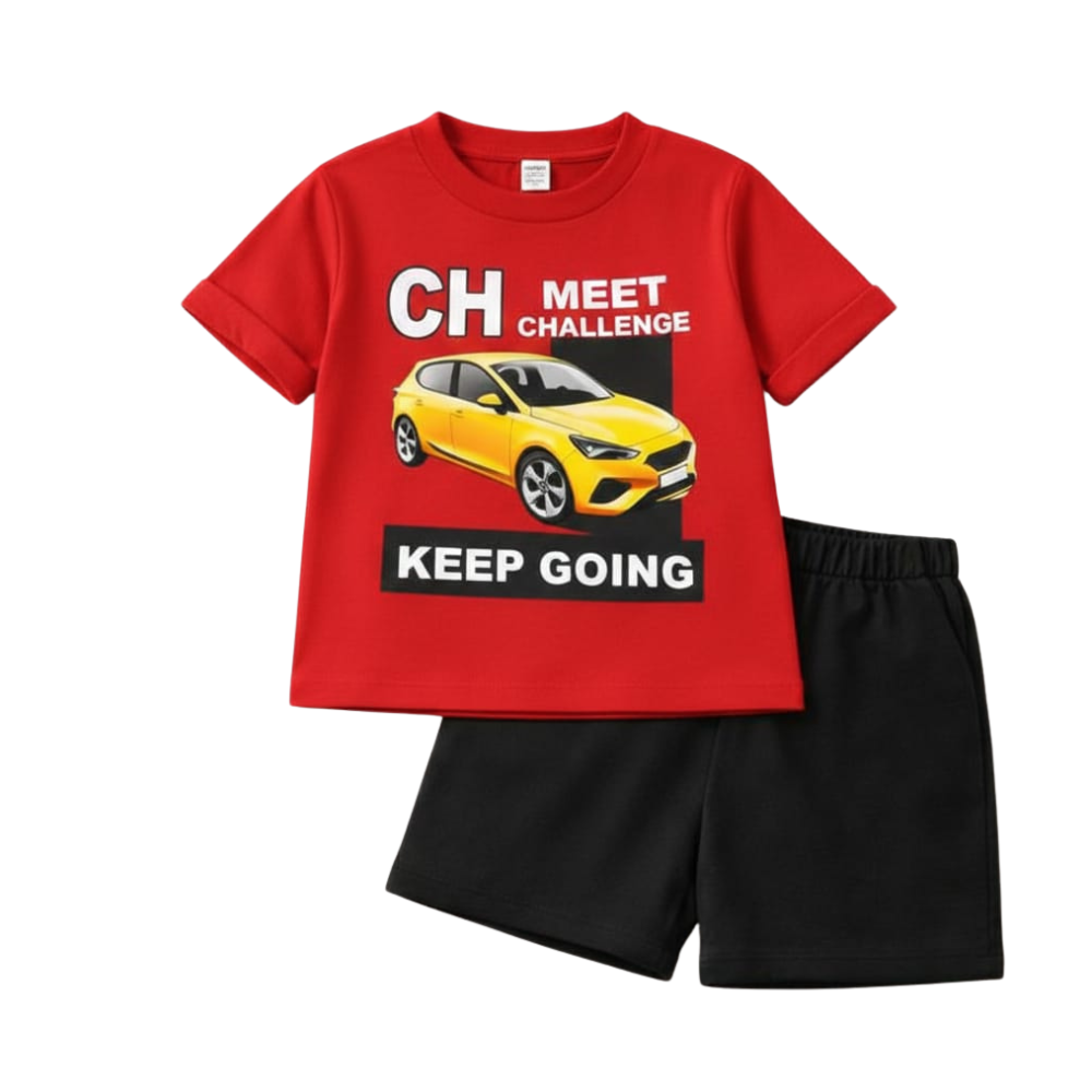 Premium T-Shirt Set Fit For Summer