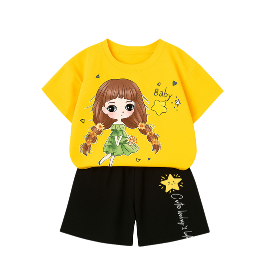 Premium T-Shirt Set Fit For Summer
