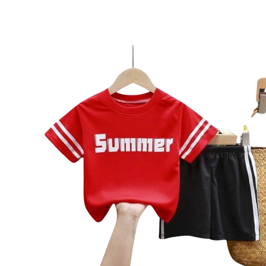 Premium T-Shirt Set Fit For Summer