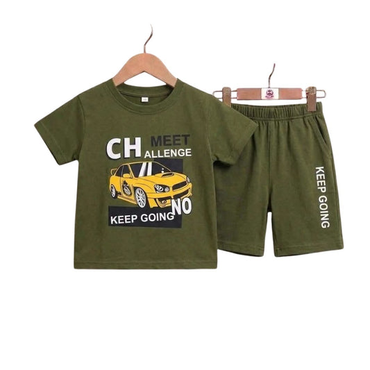 Premium T-Shirt Set Fit For Summer