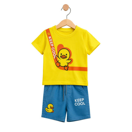 Premium T-Shirt Set Fit For Summer